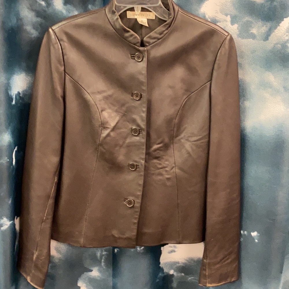 - Genuine Leather Jacket - Picture 1 of 10
